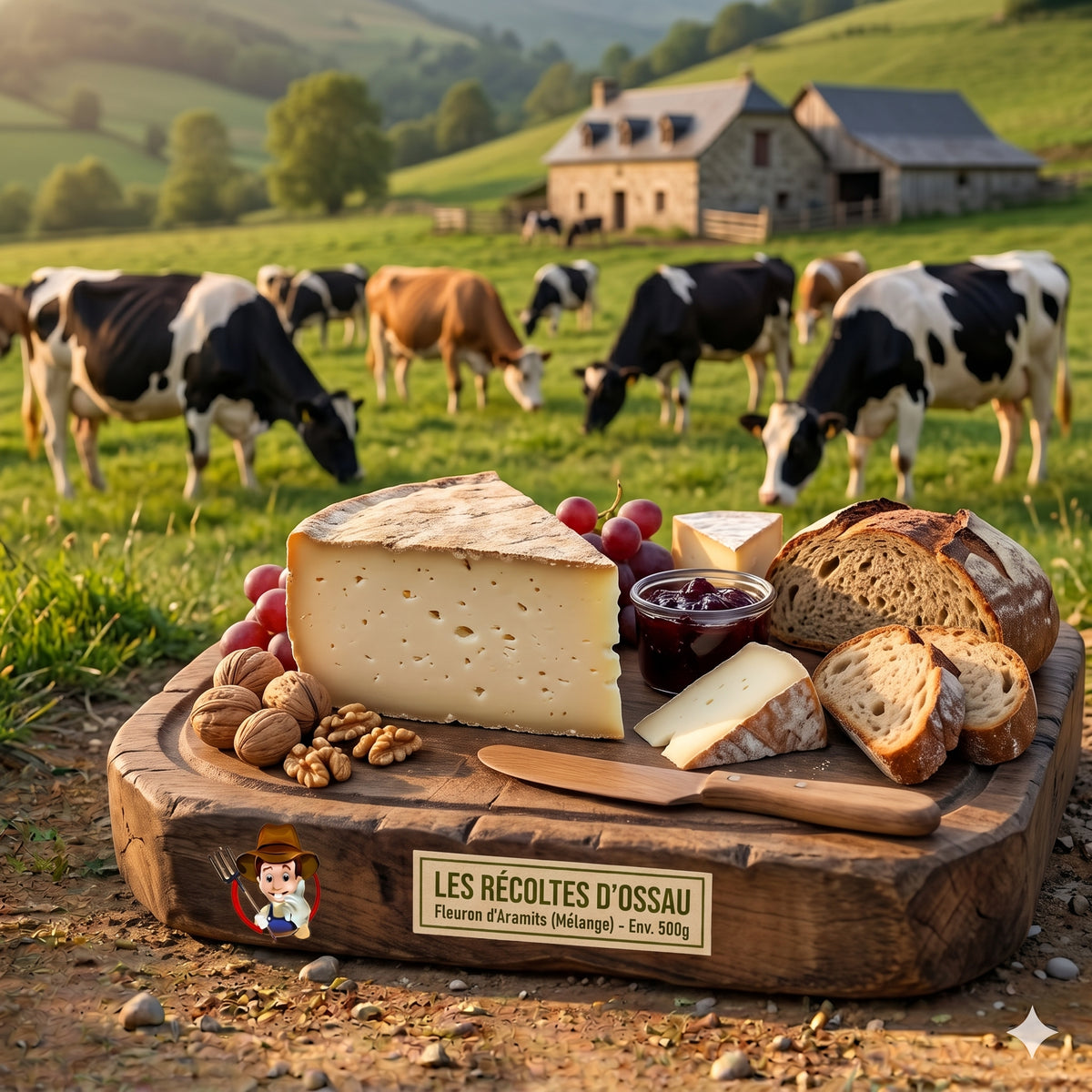 Tomme de Fromage Mixte (≈500gr)